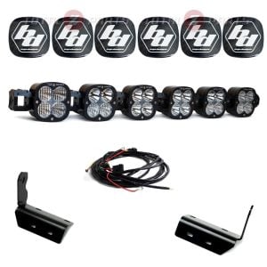 Baja Designs® 6 XL Linkable LED Front Bumper Light Bar Kit (24-26 Ford F-150 Raptor R/37)