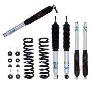 Bilstein® B8 5112 Leveling Kit, Rear B8 5100 Shocks, Steering Damper (17-25 Ford F250 / F350 4WD Diesel)