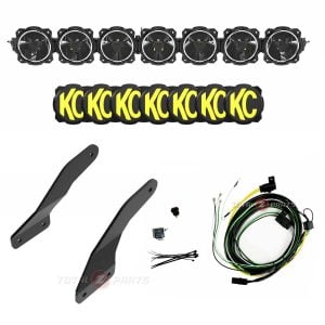 KC HiLites Gravity® Titan 7-Light LED Light Bar Kit & Brackets for Maverick R
