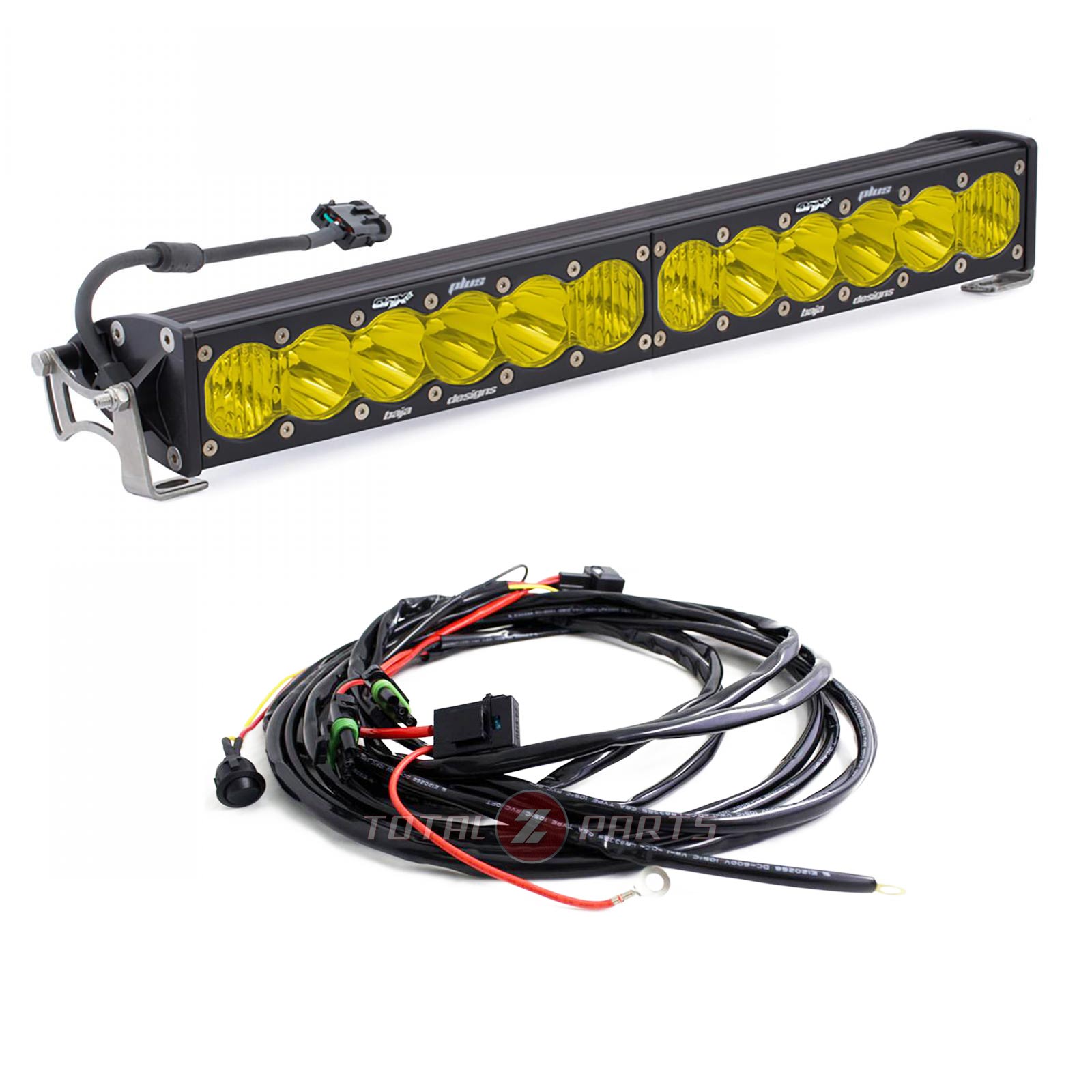 Baja Designs® Amber 20″ Driving/Combo OnX6+™ LED Light Bar & On/Off Harness