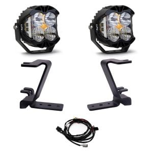 Baja Designs® LP4 A-Pillar Ditch Lights Kit, Toggle Harness (23-25 Ford F-250, F-350)
