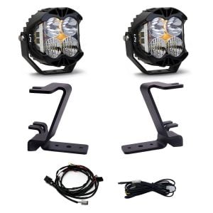 Baja Designs® LP4 A-Pillar Ditch Lights Kit, Upfitter Wiring (23-25 Ford F-250, F-350)