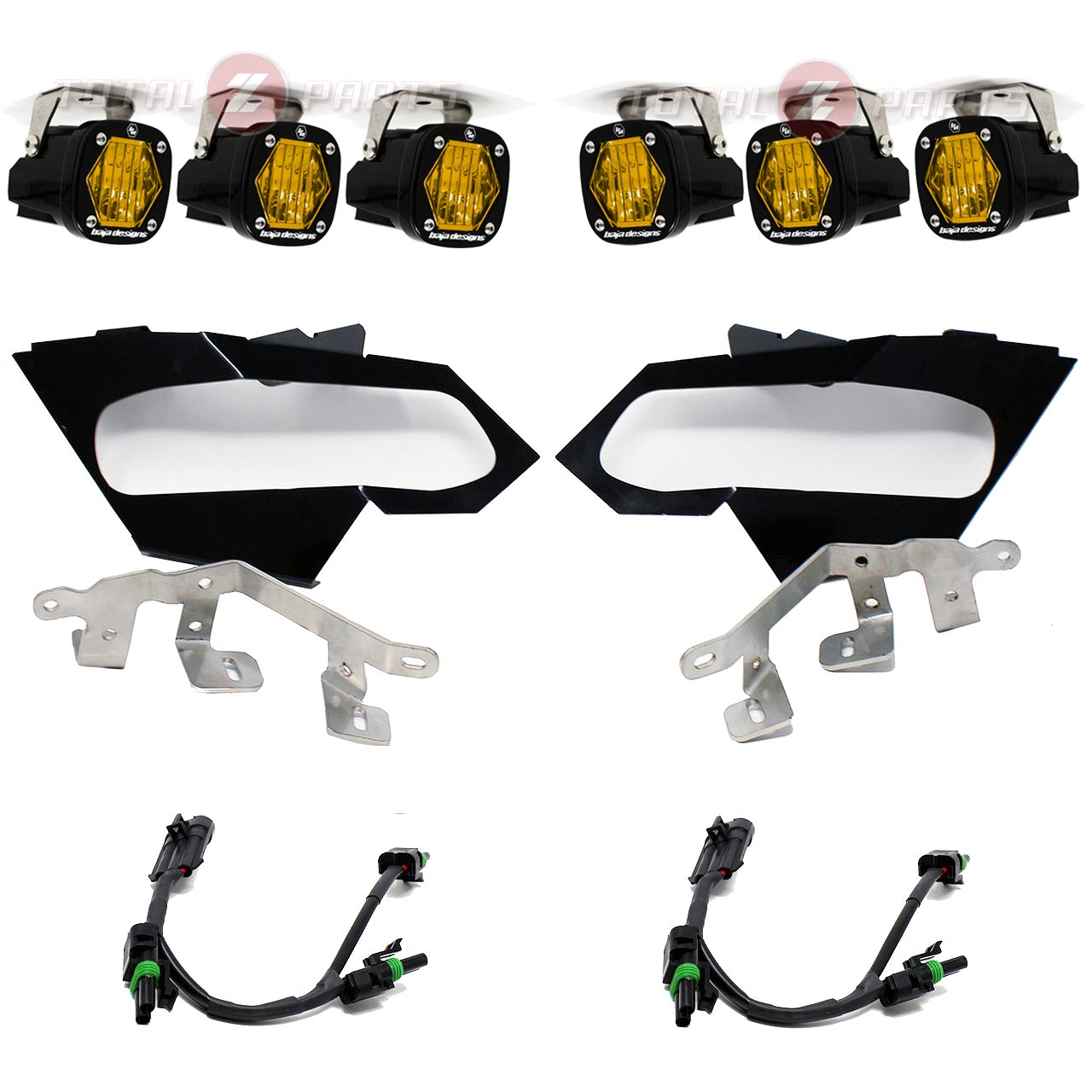 Baja Designs® S1 LED Headlight Kit, Amber Wide Cornering (2017+ Can-Am Maverick X3) Baja Designs® S1 LED Headlight Kit, Amber Wide Cornering (2017+ Can-Am Maverick X3)