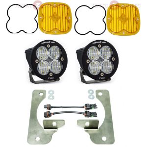 Baja Designs® Squadron-R™ Pro LED Fog Lights Kit (18+ Jeep Wrangler/Gladiator, Rubicon Bumper)