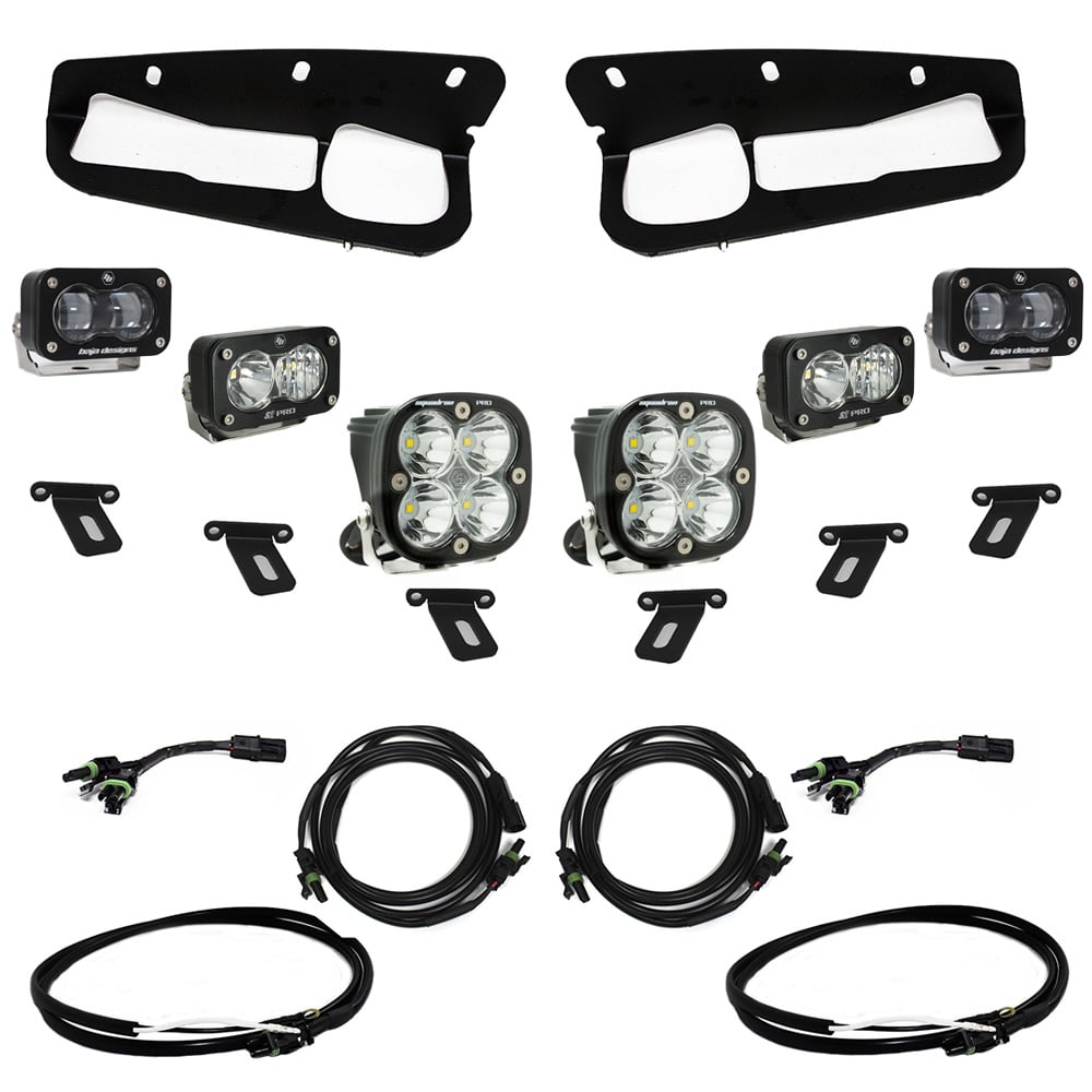 Baja Designs® S2 SAE Amber Pro Fog Lights Kit (21-25 Ford Bronco, Steel Bumper) Baja Designs® S2 SAE Amber Pro Fog Lights Kit (21-25 Ford Bronco, Steel Bumper)