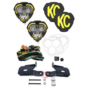 KC HiLiTES™ Flex Era® 3 LED Ditch Light Pods Kit for 18+ Jeep JL/JT