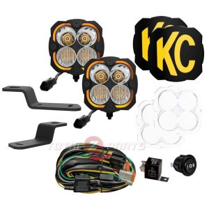 KC HiLiTES™ Flex Era® 4 LED Ditch Light Pods Kit for 21+ Ford Bronco