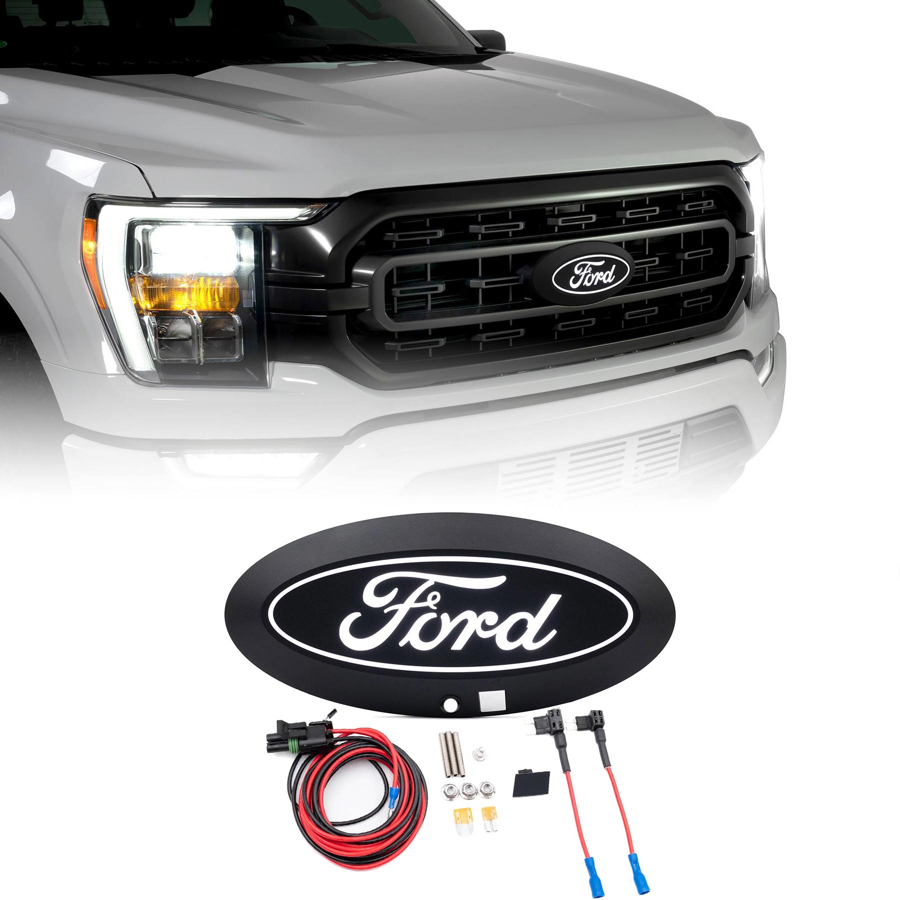 Putco® 92605 Luminix LED Front Emblem Grille Light (21-23 Ford F-150 w/Camera)