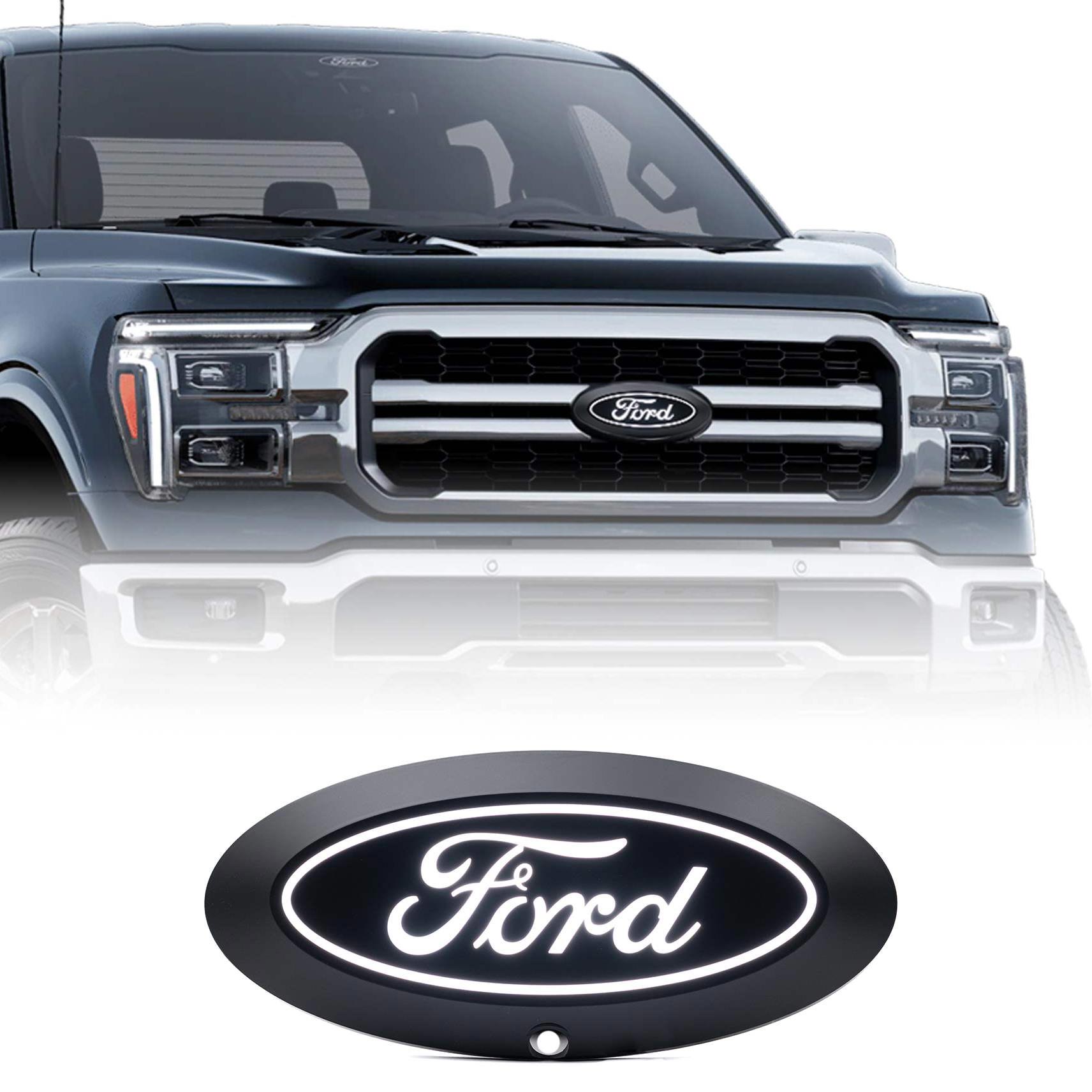 Putco® 92607 Luminix LED Front Emblem Grille Light (24-26 Ford F-150 w/Camera)