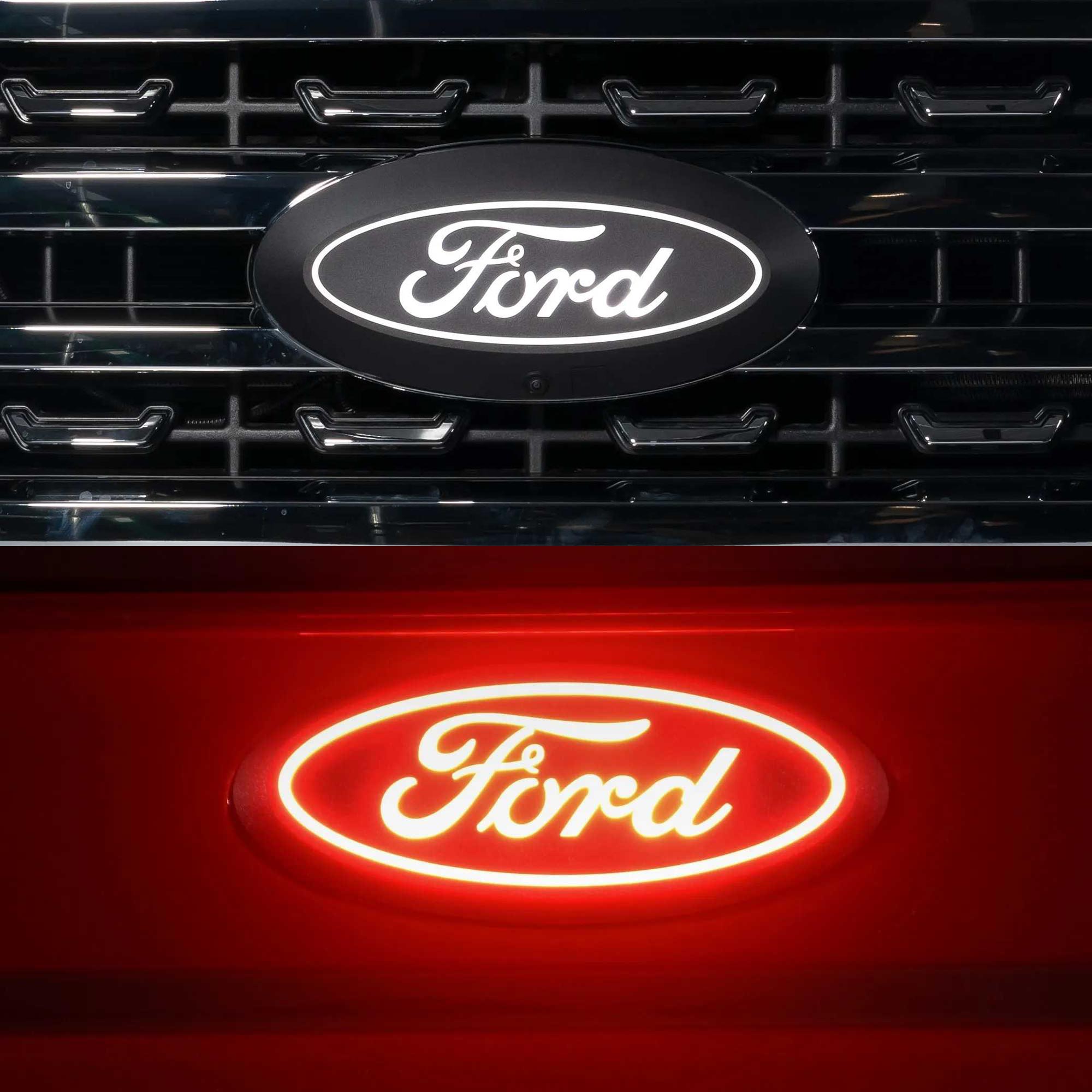 Putco® Luminix Front & Rear LED Emblem Kit (23-26 Ford F250/F350/F450 w/Camera)
