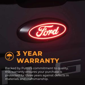 Putco® 92652 Luminix LED Tail Gate Emblem Red Brake Light (19-23 Ford Ranger) Putco® 92652 Luminix LED Tail Gate Emblem Red Brake Light (19-23 Ford Ranger)