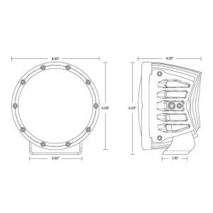 Rigid Industries® 360-Series RGBW 6-inch Round Light Pods, Brackets, Wiring Rigid Industries® 360-Series RGBW 6-inch Round Light Pods, Brackets, Wiring