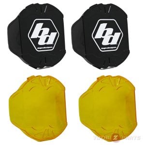 Baja Designs® LP4 LED Light Rock Guards Lens Covers (2x Black, 2x Amber) Baja Designs® LP4 LED Light Rock Guards Lens Covers (2x Black, 2x Amber)