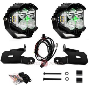 Baja Designs® LP4 Pro (Green Backlight) LED Ditch Light Pods Brackets Kit for 18+ Jeep JL/JT Baja Designs® LP4 Pro (Green Backlight) LED Ditch Light Pods Brackets Kit for 18+ Jeep JL/JT