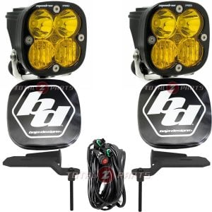 Baja Designs® Squadron Pro 3" Amber LED Ditch Light Pods Brackets Kit for 20+ Jeep 392/Mojave