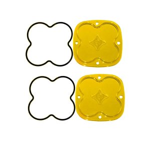 Baja Designs® Pair of Amber Spot Pattern Lens Kit for Squadron Pro/Sport