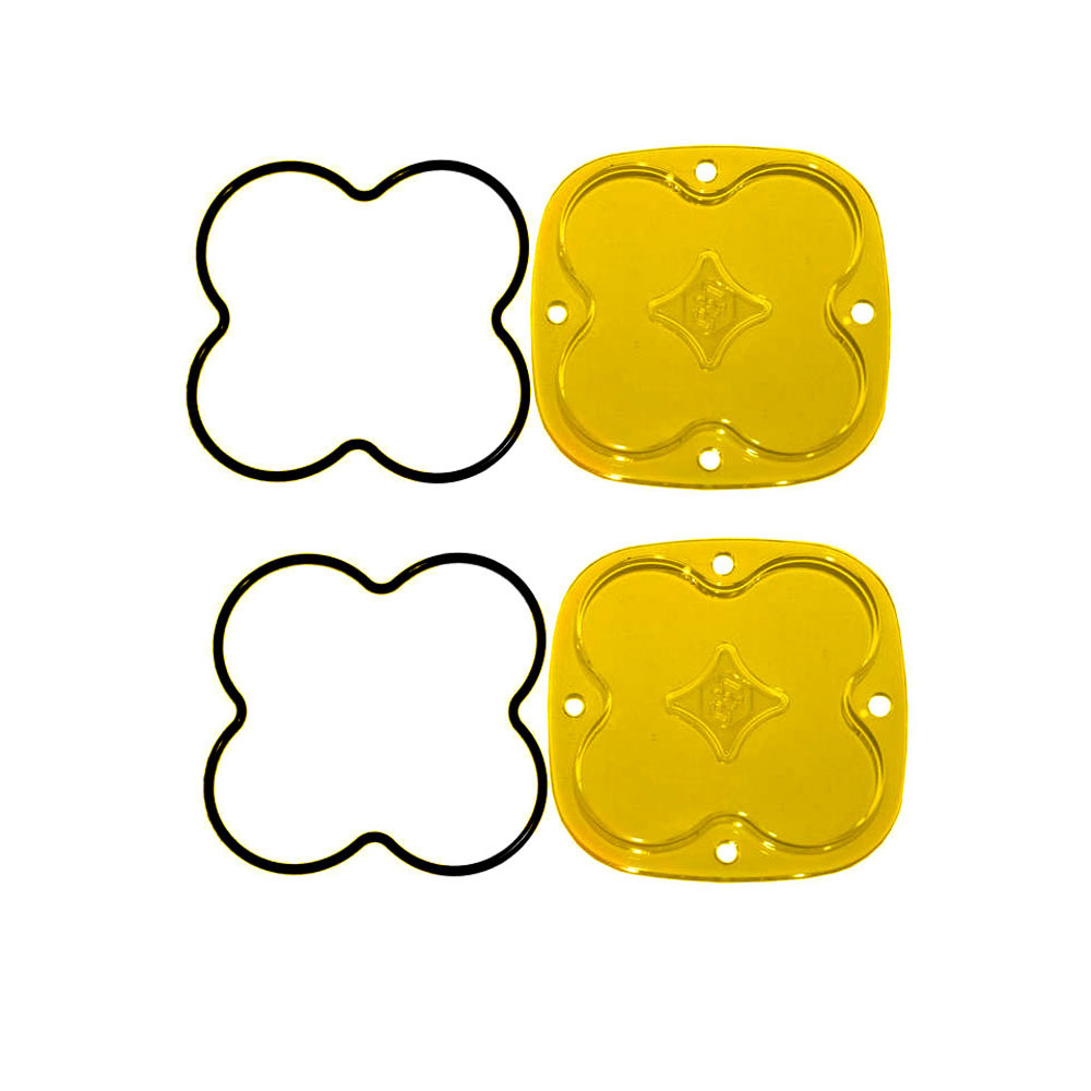 Baja Designs® Pair of Amber Spot Pattern Lens Kit for Squadron Pro/Sport