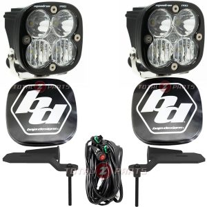 Baja Designs® Squadron Pro 3" Clear LED Ditch Light Pods Brackets Kit for 20+ Jeep 392/Mojave