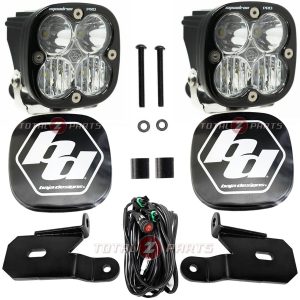 Baja Designs® Squadron Pro 3" LED Ditch Light Pods Brackets Kit for 18+ Jeep JL/JT