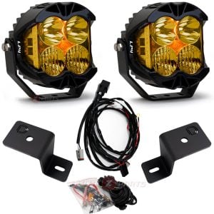 Baja Designs® LP4 Pro Amber Ditch Lights Pods Kit for 21+ Ford F-150/Raptor/Lightning