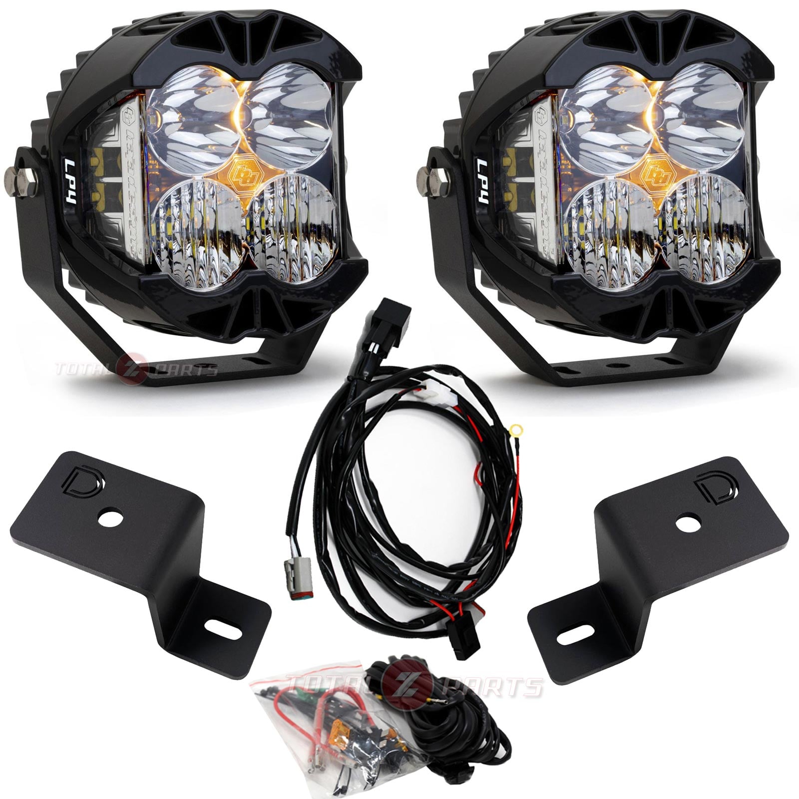 Baja Designs® LP4 Pro Clear Ditch Lights Pods Kit for 21+ Ford F-150/Raptor/Lightning Baja Designs® LP4 Pro Clear Ditch Lights Pods Kit for 21+ Ford F-150/Raptor/Lightning