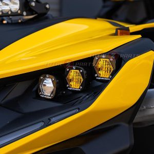 Baja Designs® S1 Triple LED Headlight Kit 4x Amber, 2x Clear (2024+ Can-Am Maverick R) Baja Designs® S1 Triple LED Headlight Kit 4x Amber, 2x Clear (2024+ Can-Am Maverick R)