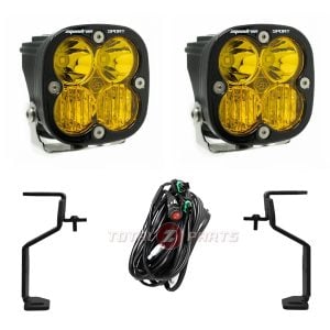 Baja Designs® Squadron Sport Amber Ditch Lights Kit for 21+ Ford F-150/Raptor/Lightning