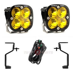 Baja Designs® Squadron Sport Amber Spot Ditch Lights Kit for 21+ Ford F-150/Raptor/Lightning
