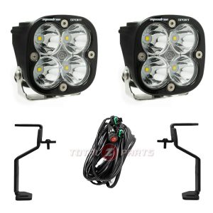 Baja Designs® Squadron Sport Clear Spot Ditch Lights Kit for 21+ Ford F-150/Raptor/Lightning