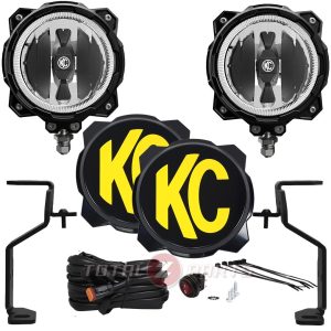 KC HiLiTES™ Gravity® Pro6 Spot Ditch Lights Pods Kit for 21+ Ford F-150/Raptor/Lightning