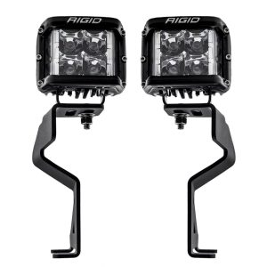 Rigid® D-SS Pro Side Shooter Spot LED Ditch Lights Kit w/Covers (21-UP Ford F150, Raptor) Rigid® D-SS Pro Side Shooter Spot LED Ditch Lights Kit w/Covers (21-UP Ford F150, Raptor)