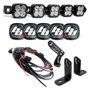 Baja Designs™ 5 XL Pro Linkable LED Light Bar 20,475 lm, Wiring Harness, Rock Guards, Brackets