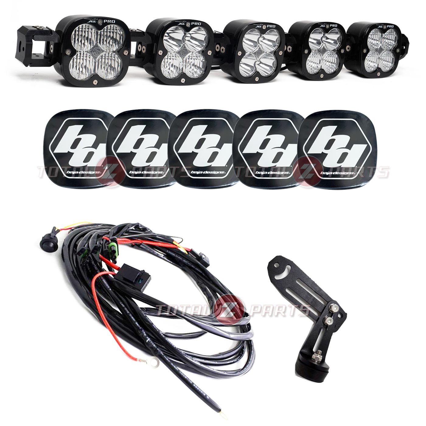 Baja Designs™ 5 XL Pro Linkable LED Light Bar 20,475 lm, Wiring Harness, Rock Guards Baja Designs™ 5 XL Pro Linkable LED Light Bar 20,475 lm, Wiring Harness, Rock Guards