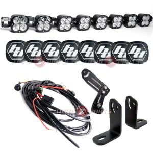 Baja Designs™ 8 XL Pro Linkable LED Light Bar 32,760 lm, Wiring Harness, Rock Guard, Brackets