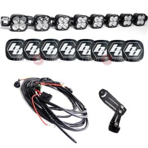 Baja Designs™ 8 XL Pro Linkable LED Universal Light Bar 32,760 lm, Wiring Harness, Rock Guards