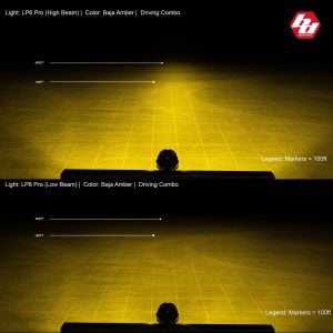 Baja Designs® LP6 Pro Pair LED Amber Driving/Combo Lights & Controller Wiring Baja Designs® LP6 Pro Pair LED Amber Driving/Combo Lights & Controller Wiring