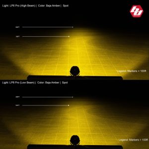 Baja Designs® LP6 Pro Pair LED Amber Spot Beam Lights & Controller Wiring Baja Designs® LP6 Pro Pair LED Amber Spot Beam Lights & Controller Wiring