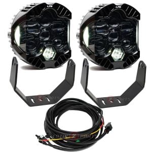 Baja Designs® DOT LP6 5000K (White DRL) Light Pods Pair w/Brackets & Toggle Harness