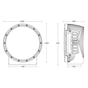 Rigid Industries® 360-Series RGBW 9-inch Round Light Pods, Brackets, Wiring Harness Rigid Industries® 360-Series RGBW 9-inch Round Light Pods, Brackets, Wiring Harness