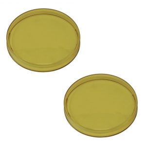 Baja Designs® Pair Amber Covers Rock Guards for Squadron-R 3.5-inch Round LED Light