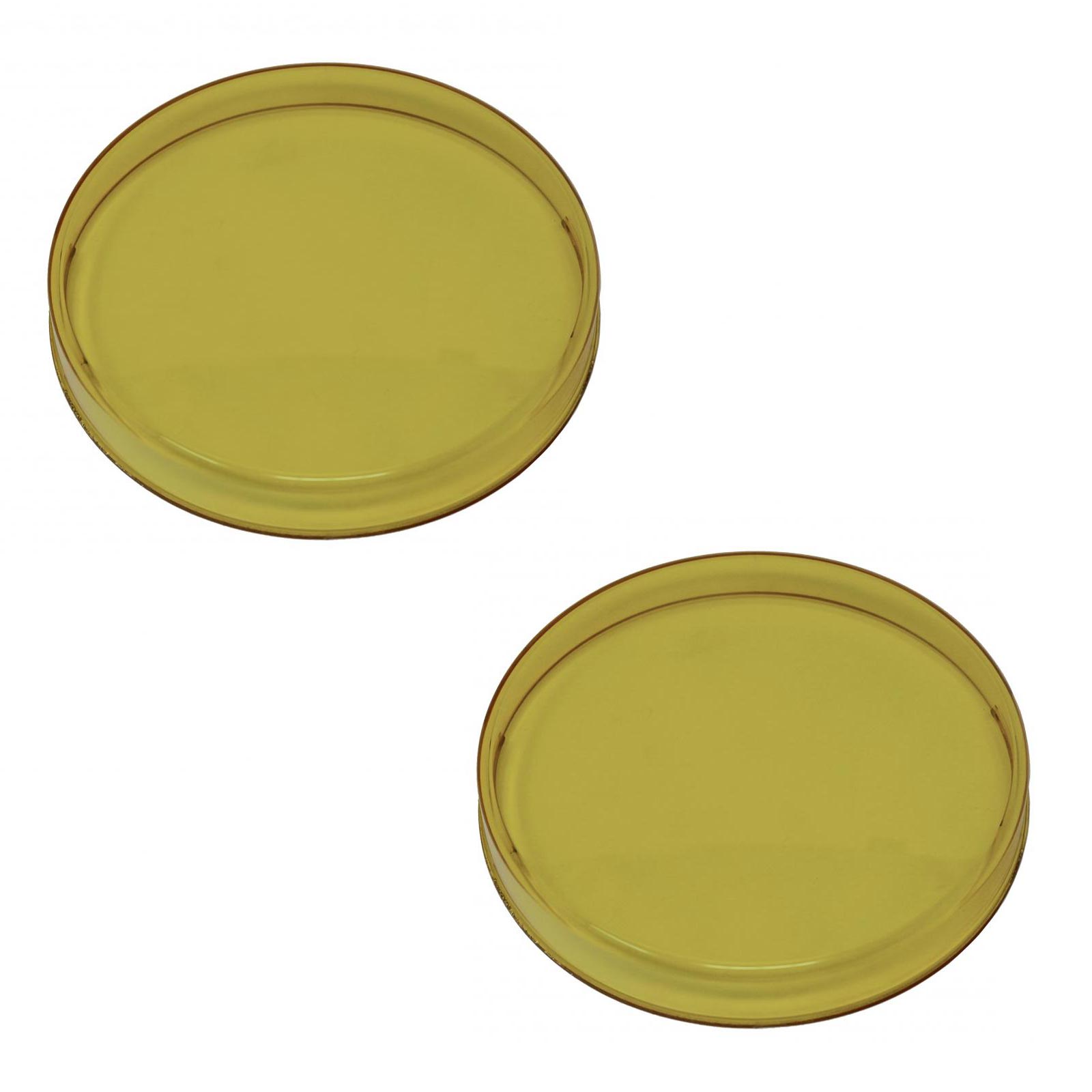 Baja Designs® Pair Amber Covers Rock Guards for Squadron-R 3.5-inch Round LED Light