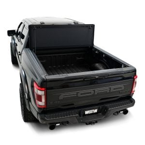 Westin® Hard Tri-Fold Aluminum Tonneau Cover fits 15-26 Ford F-150 5.5ft Bed
