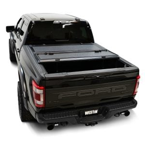 Westin® Hard Tri-Fold Aluminum Tonneau Cover fits 15-26 Ford F-150 5.5ft Bed