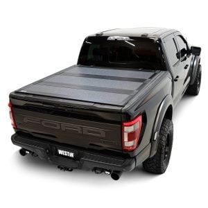 Westin® Hard Tri-Fold Aluminum Tonneau Cover fits 15-26 Ford F-150 5.5ft Bed
