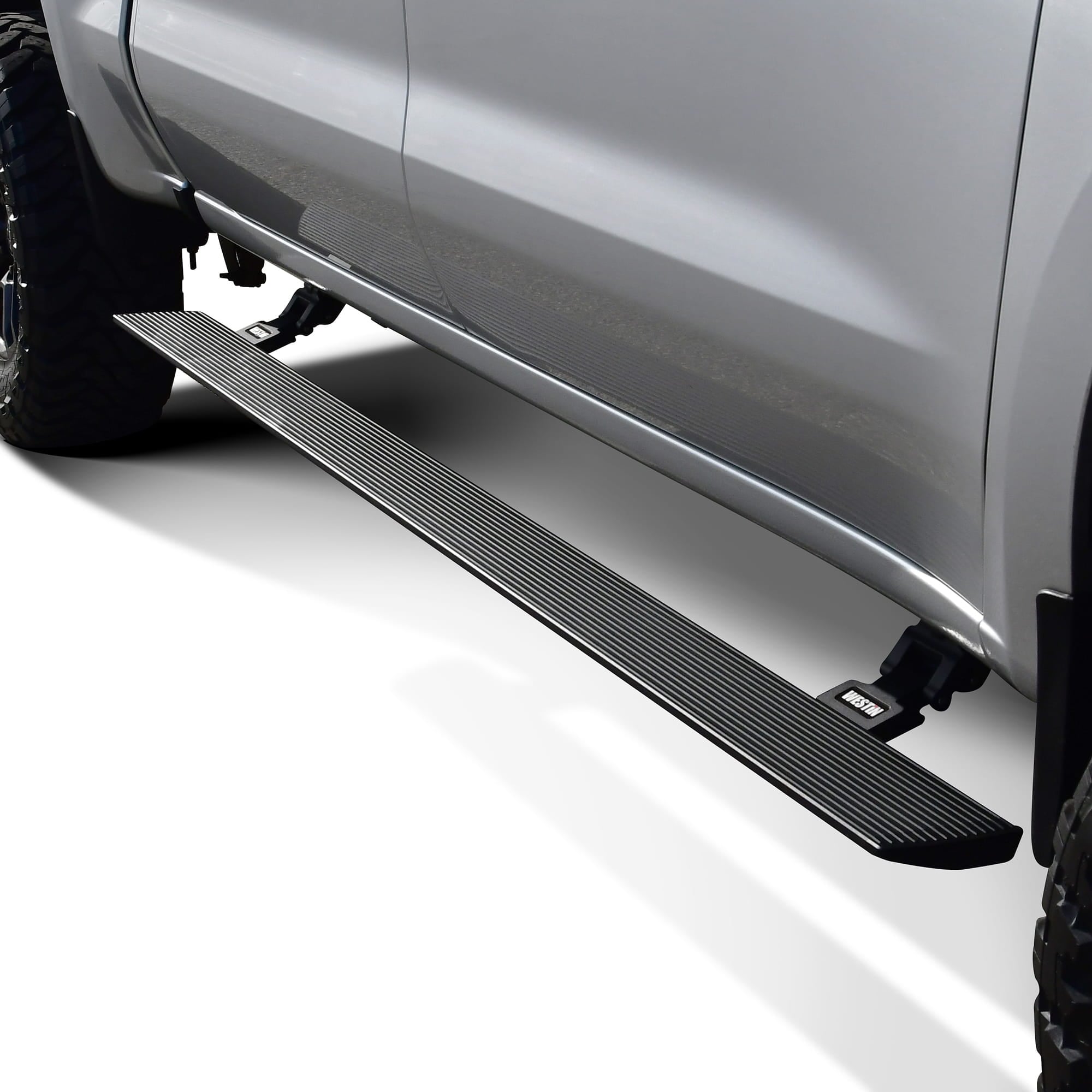 Westin® Pro-E Power Running Boards Textured Black (19-26 Silverado & Sierra Crew Cab)