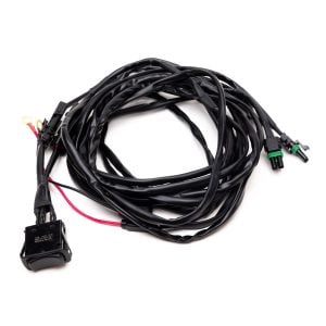 Baja Designs® DOT LP6 Clear (Amber DRL) Lights Pair w/Brackets, Wiring, Actuators Kit