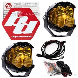 Baja Designs® LP4 Pro Amber Driving/Combo Lights Pair, Wiring, Reflex Actuators Kit Baja Designs® LP4 Pro Amber Driving/Combo Lights Pair, Wiring, Reflex Actuators Kit