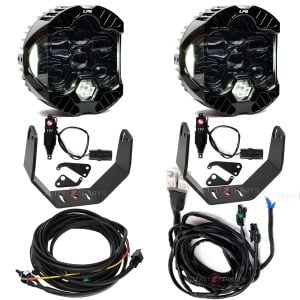 Baja Designs® DOT LP6 Clear (White DRL) Lights Pair w/Brackets, Toggle Harness, Reflex Actuators