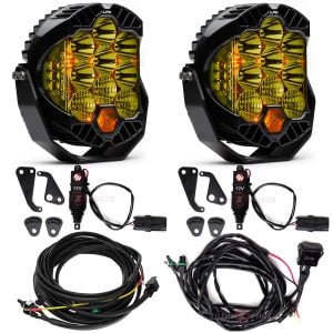 Baja Designs® LP9 Pro Amber Driving/Combo Lights Pair, Toggle Harness, Actuators Kit Baja Designs® LP9 Pro Amber Driving/Combo Lights Pair, Toggle Harness, Actuators Kit