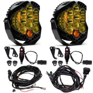 Baja Designs® LP9 Pro Amber Driving/Combo Lights Pair, Upfitter Harness, Actuators Kit Baja Designs® LP9 Pro Amber Driving/Combo Lights Pair, Upfitter Harness, Actuators Kit